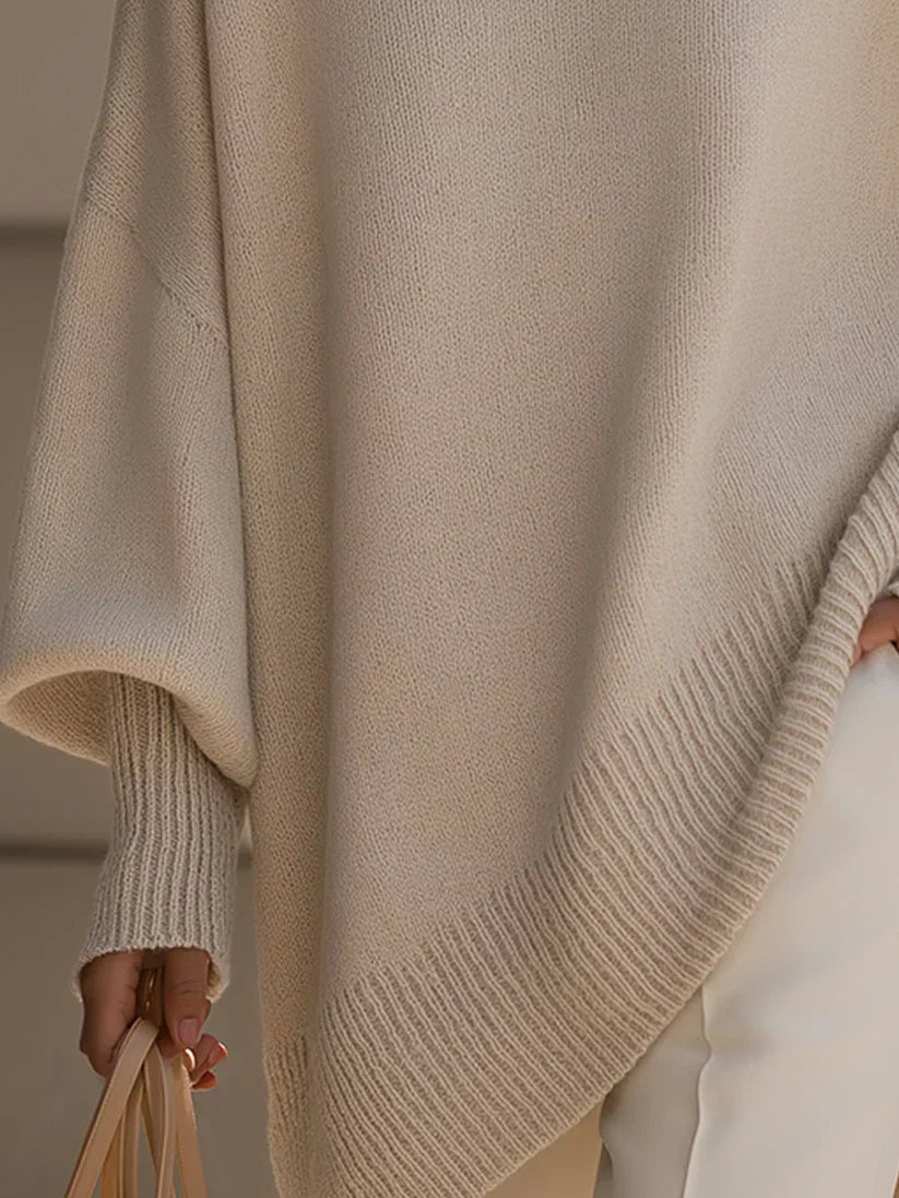 Valentina | Sueter tipo poncho extra grande